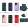 Wallet Card Holder Slots Bracket Cover Phone Case For Xiaomi Redmi Turbo 3,Poco F6,Civi 4 Pro,Note 13R Pro,Note 13,Note 12,A3,Poco X6,Poco X5 Pro...