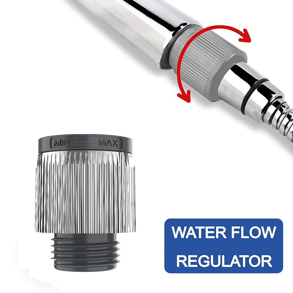 Bathroom Tool Component Shower Head Water Pressure Regulator Flows Control Valves Shower Flow Limites Simple Install