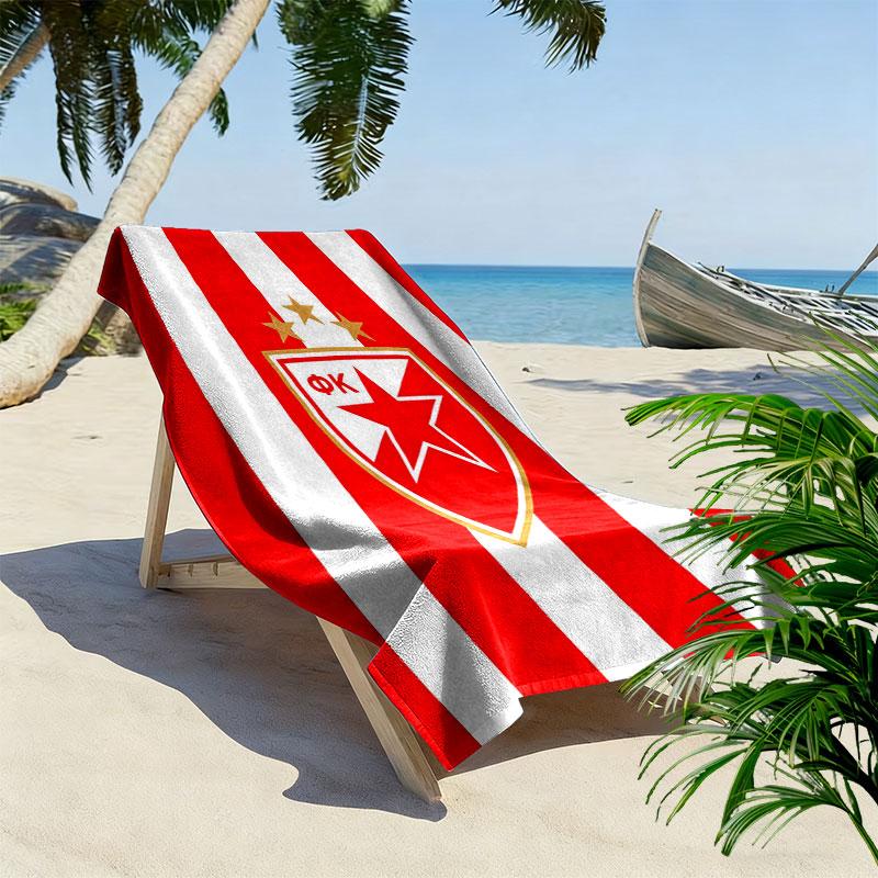CZ Print Beach Towel, Large Soft Quick Dry Towel for Beach Camping Swimming
