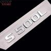 Высококачественный хромированный значок "S500L" на задней крышке багажника, эмблема для S500
