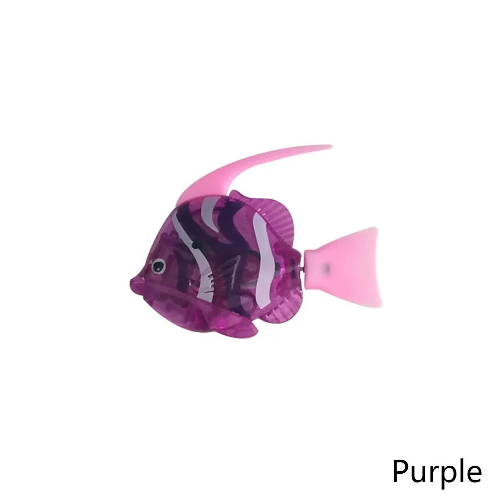 Pet Cat Toy LED Interactive Swimming Robot Fish Toy for Cat Glowing Electric Fish Toy To Stimulate Pet's Hunter Instincts