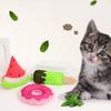 Кошка Кошачья мята Игрушка Забавный интерактивный плюшевый пончик Арбуз Леденец Домашнее животное Котенок Кошка