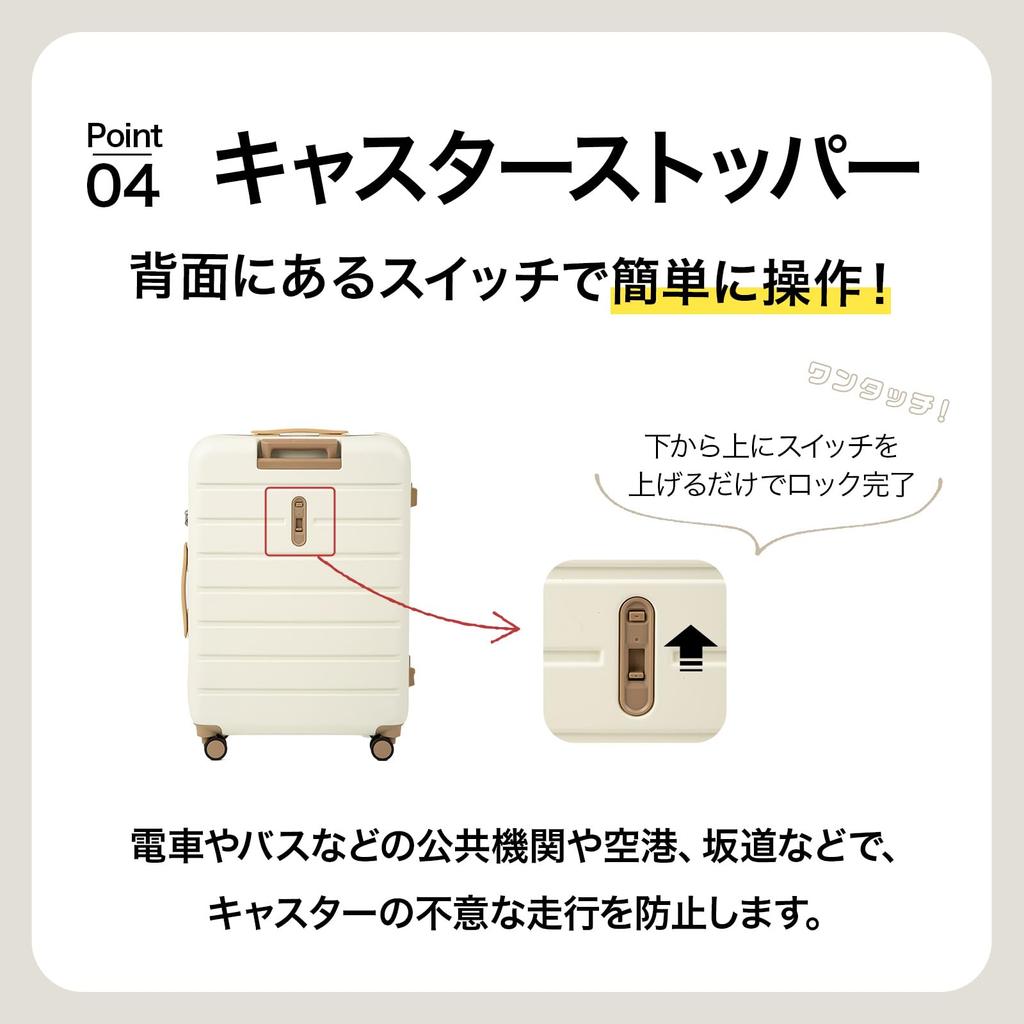 Ace Suitcase S Size 1 Night 2 Days 2 Nights 3 Days 29L Front Pocket 14inch PC Storage Caster Stopper Carry Case Carry Bag Fretboard Carry-on 3.2kg