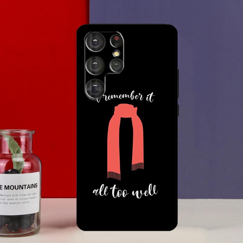 Чехол Funda с текстом песни All Too Well для Samsung Galaxy S25 Ultra S9 S10 S20 FE S21 S22 S23 Plus S24 Ultra