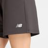 Шорты из легкого французского терри 7 дюймов короткие тренировочные BLK [New Balance] (нет внутреннего) (AWS51509) Шорты, брюки, быстросохнущие шорты, женская одежда, (черный