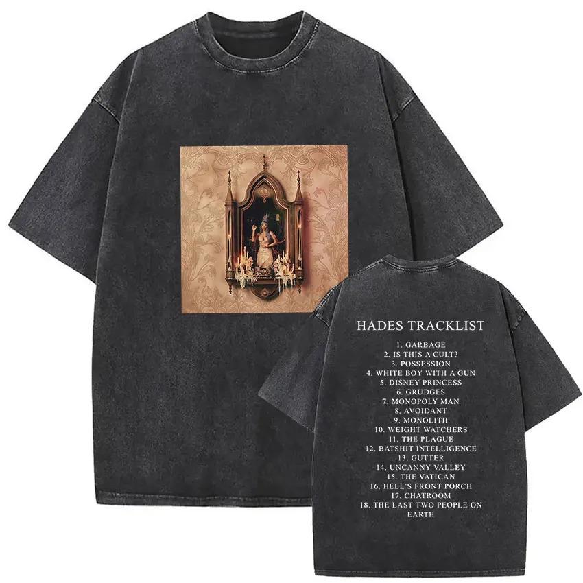 Molly Martinez Album Cover Mens Womens Short Sleeve Washed Short Sleeve TShirt Casual Comfortable Streetwear Fan Gift
