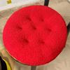 Extra Thick Fluffy Velvet Cushion Pad for Long Sitting - Large Round Chair or Floor Mat