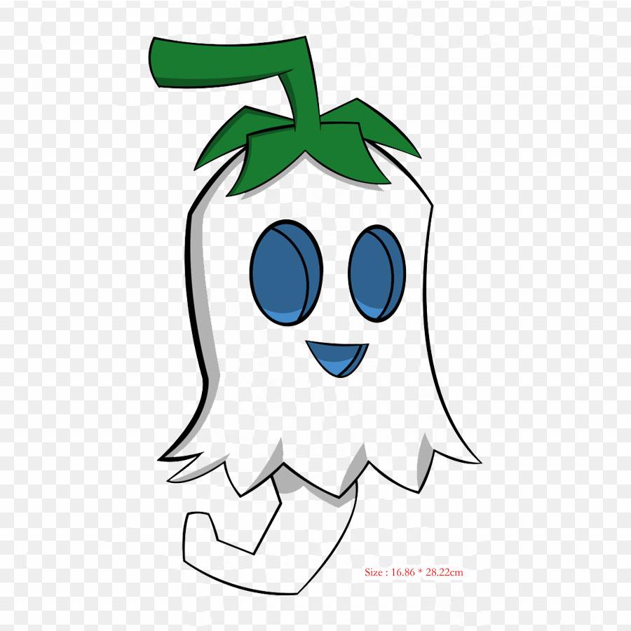 Ghost Pepper Pvz Plants Vs Zombies 2 It'S About Time P Iron On Heat Transfer Printing Vinyl Patches Sticker for Clothes DIY Appliques Washable Patches