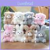 Cute Rabbit Bear Bunny Plush Keychain Pp Cotton Kids Adults Backpack Decoration