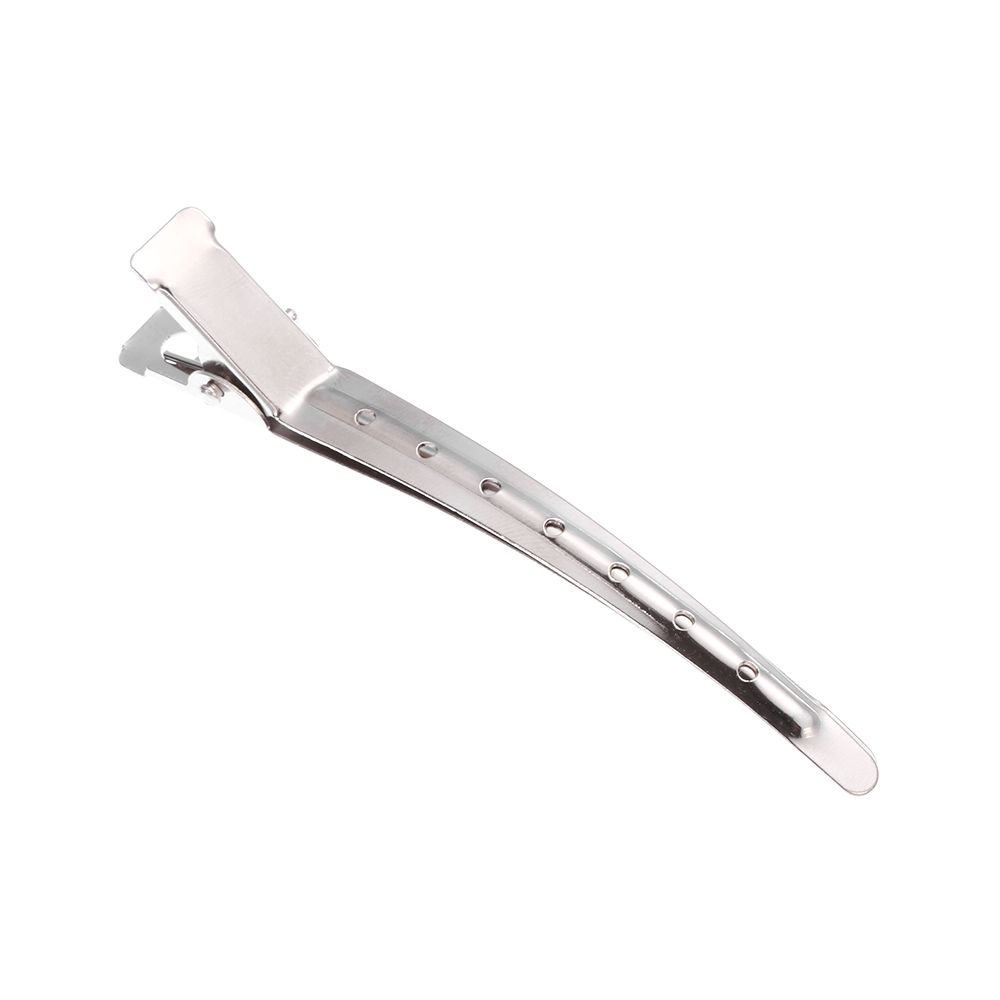 12PCS Salon Styling Stainless Steel Wavy curls Duck Mouth Fixed hair clip Hair Clip