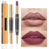 Dual-use Berry Color Lipstick with Lip Liner for Party