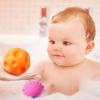 6Pcs Hands Touch Textured Multi Ball Set Plastic Soft Ball Montessori Toys  Travel Must Haves