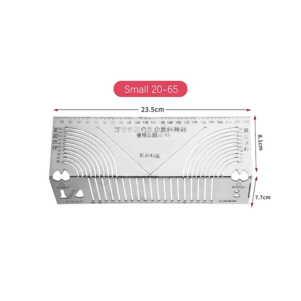 Инструмент для маркировки углов и дуг, регулируемый линейный дуговой разметчик двойного назначения, инструмент для гибки квадратных труб, инструмент для рисования параллельных линий