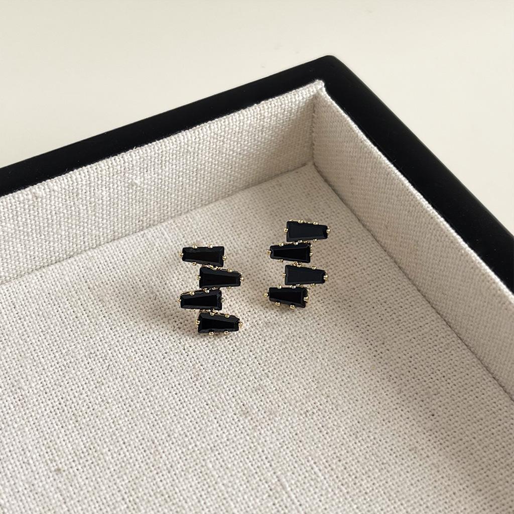 Ретро и модные женские серьги, квадратные серьги-капли масла, элитное чувство, модный темперамент, аксессуары для ушей