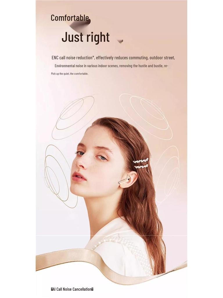 2024 Noise Cancelling True Wireless Earbuds for Sport & Gaming - High Sound Quality, Compatible with Xiaomi & Apple.