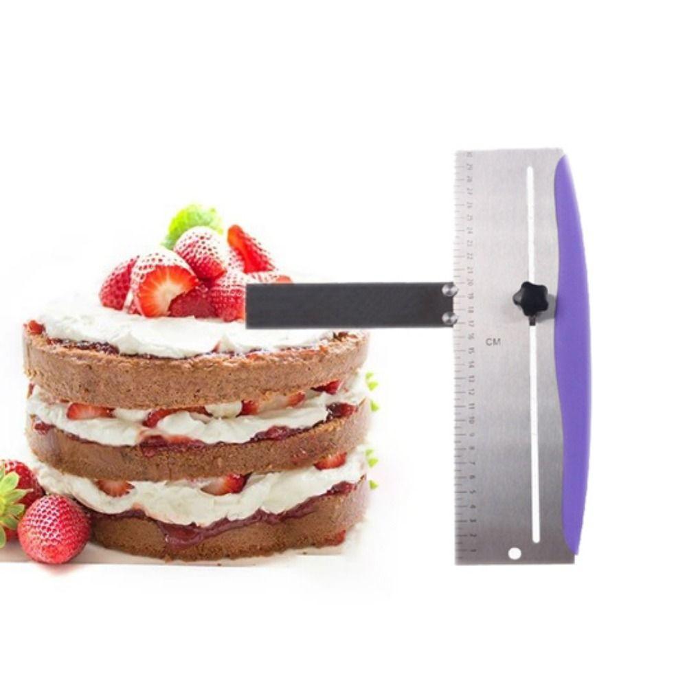 Height DIY Baking Tools Stainless Steel Cakes Comb Baking Spatula Cake Edge Smoother Cake Scraper