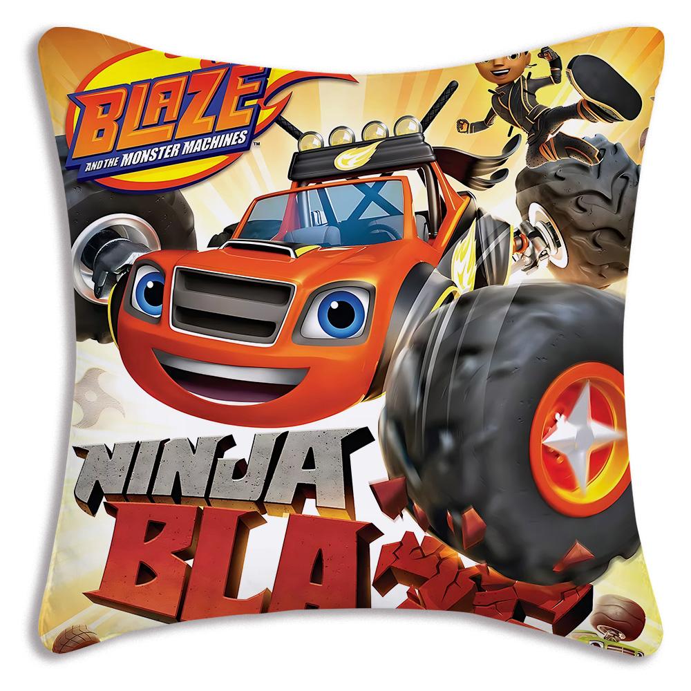 Чехлы на подушки 'Вспыш и Чудо-машинки' Мультяшные Декоративные для дивана Домашние Двусторонние Печать Короткий Плюш Милый Чехол для Подушки