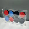 Ice Hockey Wall Mount Display Case Clear See Through Construction Dust Resistant Storage for Collectibles and Display