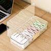 Plastic Cable Storage Box with Lid Charger Organizer New Data Line Box  Desktop Management