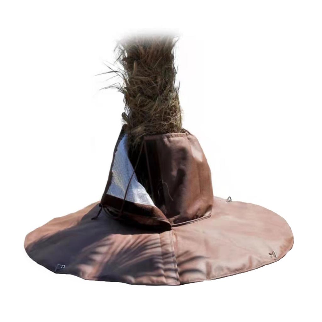 Защита растений от заморозков Укрытие для растений на зиму Водонепроницаемая двойная изоляция Зимняя защита растений для корней деревьев