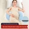 Pregnancy U-Shaped Pillow: Back and Abdomen Support for Side Sleeping, Machine Washable, Summer Use
