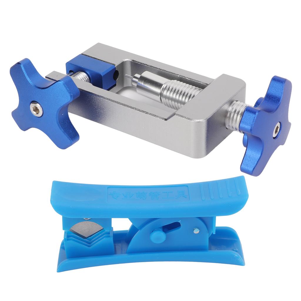 Инструмент для вставки иглы гидролинии велосипеда Инструмент для вставки фитинга гидравлического шланга велосипеда с кусачками для шланга для