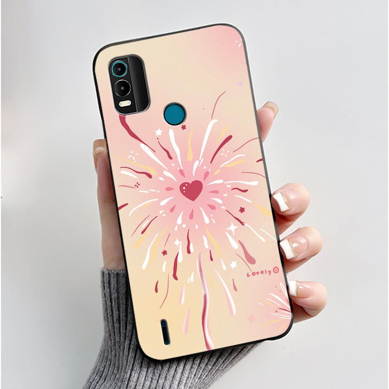 Casing For Nokia C21 Plus Case Nokia C31 Phone Case Back Cover Silicone Soft Black TPU Aesthetic Cute Cat Astronaut Bumper Shell