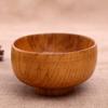 Natural Round Salad Noodle Wooden Bowl Soup Handicraft Rice Shock-proof Holder