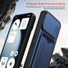 Slide Camera Lens Protector Phone Case w/ Card Slot Holder Invisible Bracket Kickstand For Nothing Phone (4a) Pro (3a) Lite