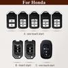 Чехол для автомобильного ключа для Honda, чехол для автомобильного ключа с брелком, подходит для Honda, подходит для Civic, для HR-V CRV Odyssey Accord Original
