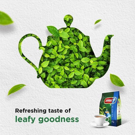 Jivraj 9 CTC Tea Leaf Combo Pack 1 Kg And 500g, Premium Assam Tea Leaves, Crush-Tear-Curl Tea Leaf Process, Pack of 2