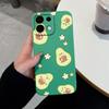 Для Oppo Realme 8 9 5 6 7 10 Pro Plus K12 A5 A5X чехол-накладка с симпатичным узором авокадо жидкий силикон высокого качества пылезащитный чехол для Oppo бампер чехол