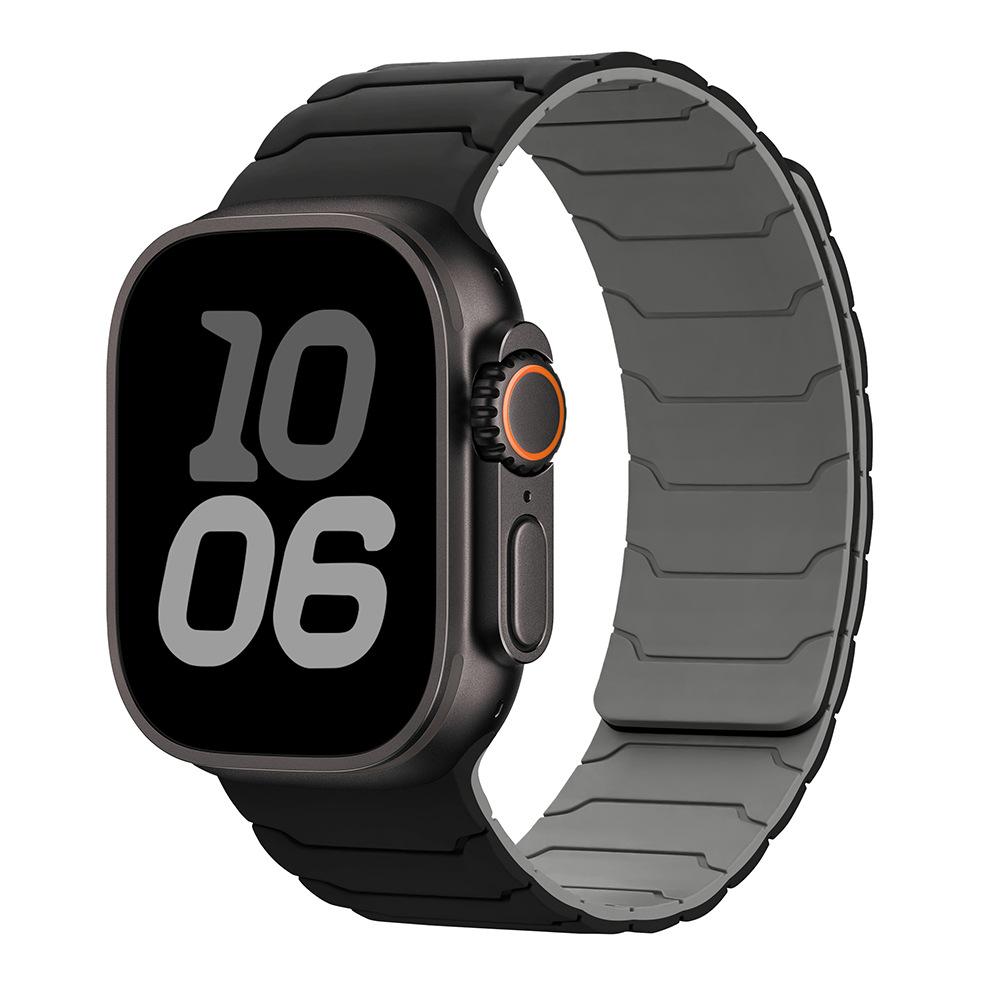 Armor Warrior Silicone Magnetic Strap for Apple Applewatch Watch Iwatch109876 Men and Women