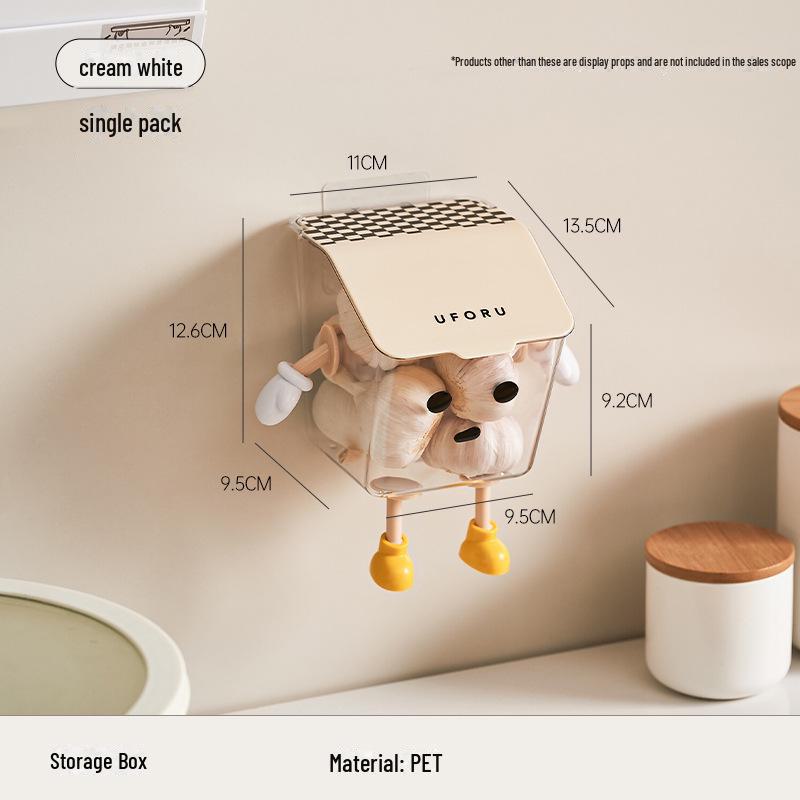 Водонепроницаемая подвесная корзина Uforu с крышкой для хранения лука, имбиря и чеснока без сверления