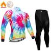 2025 New Fleece Men's Cycling Jersey Winter Cycling Sets Warm Long-sleeved Suit Soad Bike Bicycle Jacket Overalls Riding Suit