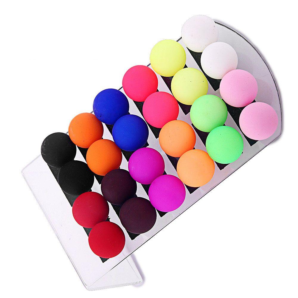 Gift Round Ball CandyColor Korean Acrylic Drop Earrings Fashion Accessories Jewelry Stud Earrings