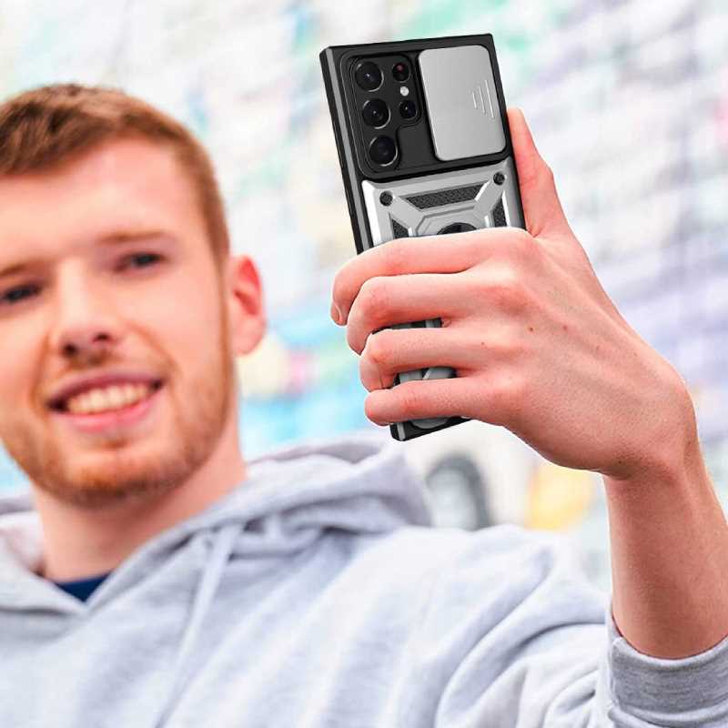 Sc Camring Galaxy S22 Ultra Silver