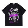 Digital Direct Spray Printed Men's and Women's T-shirts, Summer Casual and Versatile, Trendy Loose Fitting Men's and Women's Tops