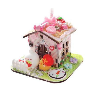 Набор «Сделай сам» с декоративным освещением Molangi Cookie House, разные цвета, 1 шт., Корейские игрушки