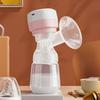 Electric Breast Pump Portable Hands-Free Silent Pump with 2 Modes BPA-Free Manual Breast Milk Extractor for Breastfeeding On-the-Go