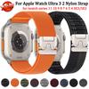 Нейлоновый ремешок для Apple Watch Band Ultra 3 2 49мм 46мм 42мм 45мм 41 44мм 40мм Парашютный браслет iWatch Серия 11 10 9 8 7 6 5 SE3