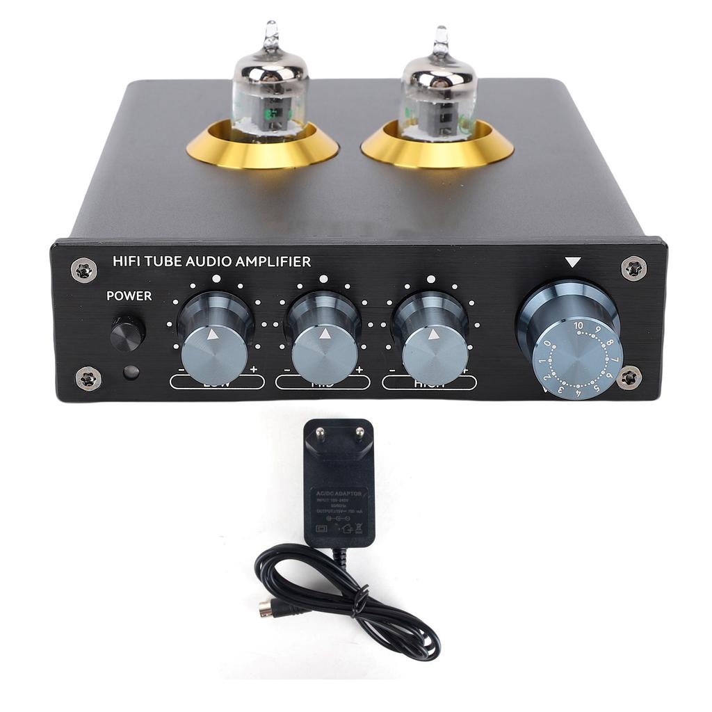 Hi-Fi Ламповый Предусилитель Аудиофильский Ламповый Усилитель Мощности Предусилитель для Домашней Стерео Системы Вилка ЕС