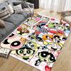 Powerpuff Girls Cute Area Rug, Powerpuff Girls Fan Cozy Carpet, Great Gift.chl
