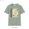 Vintage Guyana Map From 1851 T Shirt Vintage Fashion Homme Breathable Top For Everyday Wear Graphic Designer Clothes