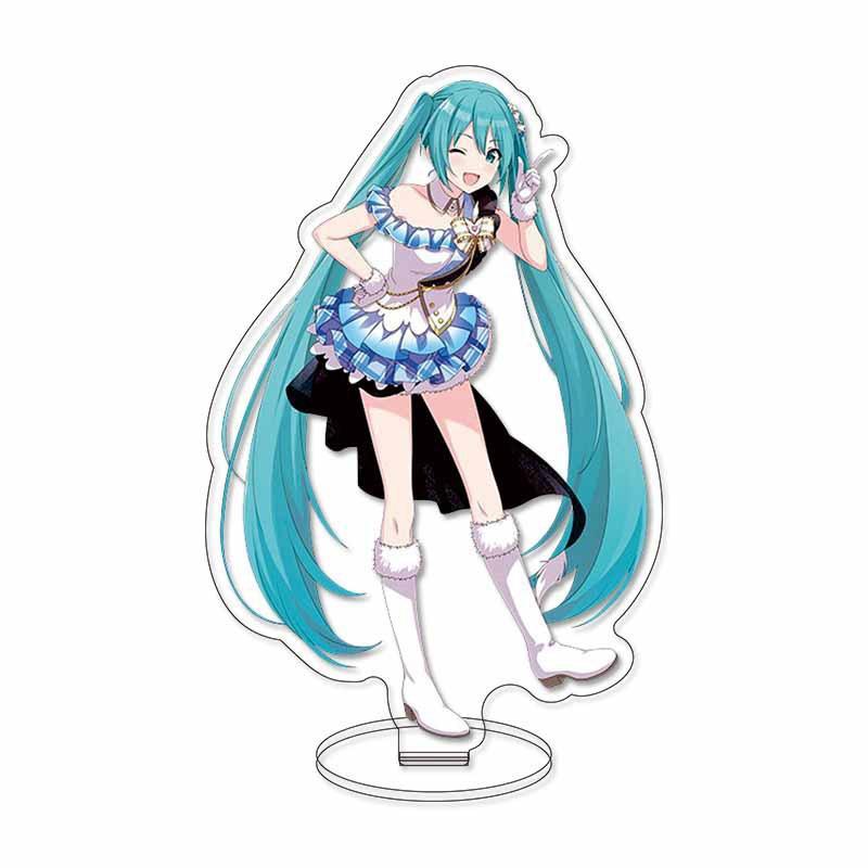 Miku Hatsune Miku Snow Miku Anime Acrylic Stand Figure Clear Display Birthday Gift 2D Anime Merchandise