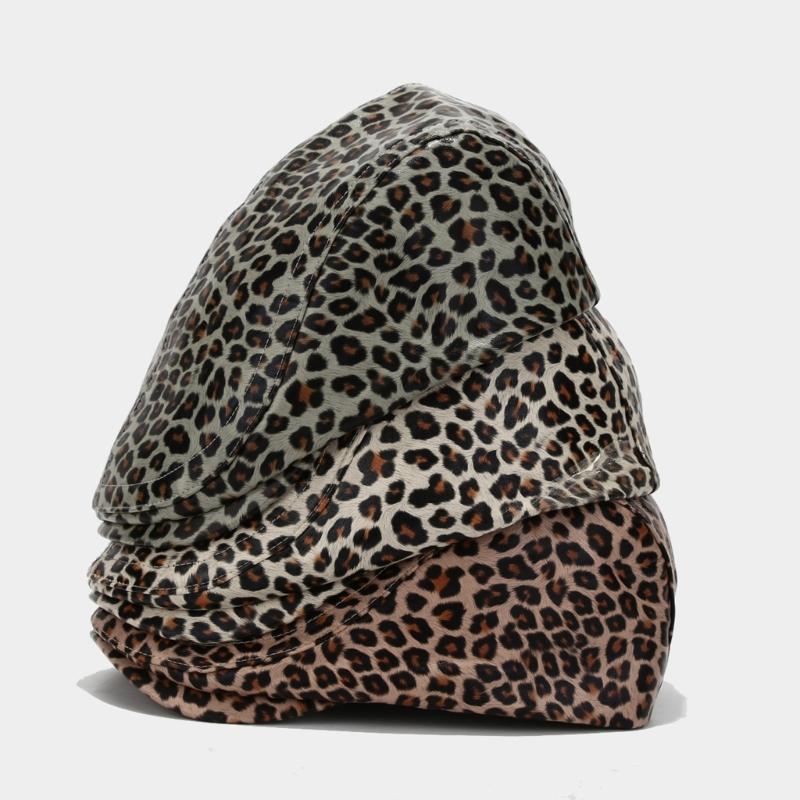 Унисекс Простой Берет Кепка Шляпа Художника Берет Кепка Пекаря для Прогулок по Улице ПУ Плоская Шляпа Фото Реквизит