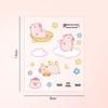 Adorable Black Cat Stickers - Cartoon DIY Waterproof Stickers for Journals, Water Bottles, and Phones