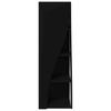 Corner Cabinet Black 32 x 32 x 102 cm Engineered Wood