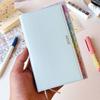 224 страницы Портативный блокнот Твердый переплет Кожаный дневник Руководство Школьные офисные принадлежности