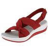 Fashion Size Women's Sandals Open Toe Heeled Hollowed Breathable Anti-slip Comfortable Lightweight Cool Arch Support Sandals